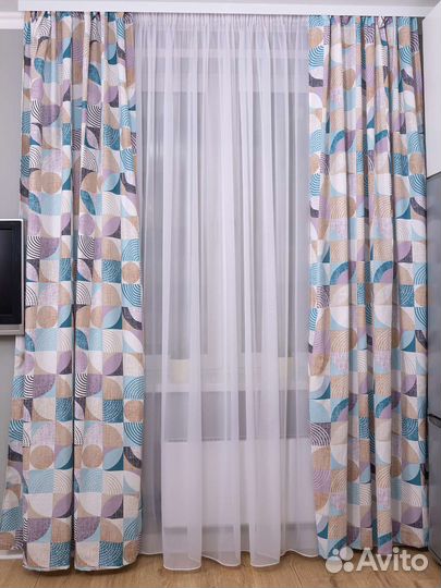 Шторы комплект для кухни