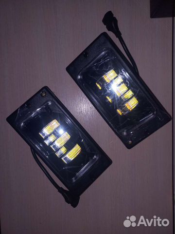 Led птф 50W 2режимные белый-жёлтый