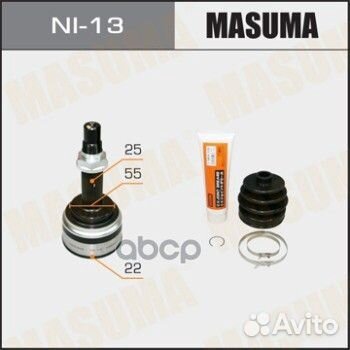 ШРУС masuma 22x55x25 (1/6) NI13 Masuma