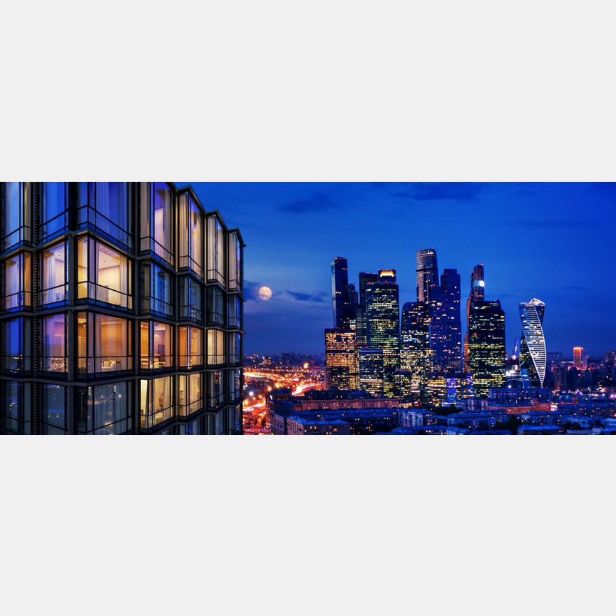 1-к. квартира, 54,3 м², 2/41 эт.