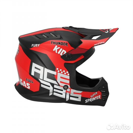 Детский кроссовый шлем acerbis Profile Junior Bla