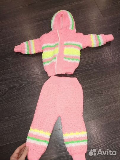 Костюм вязаный детский