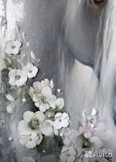 Картина маслом лошадь