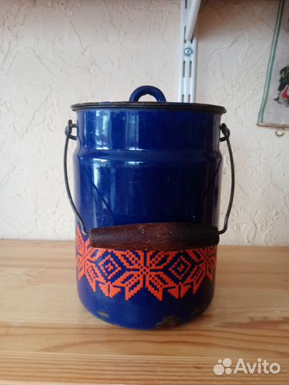 Бидон советский эмалированный. Лот 5
