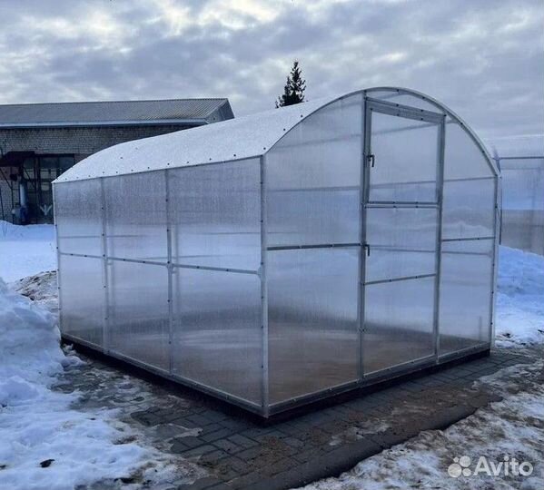 Прямостенная теплица (дуга 20х20 двойная)