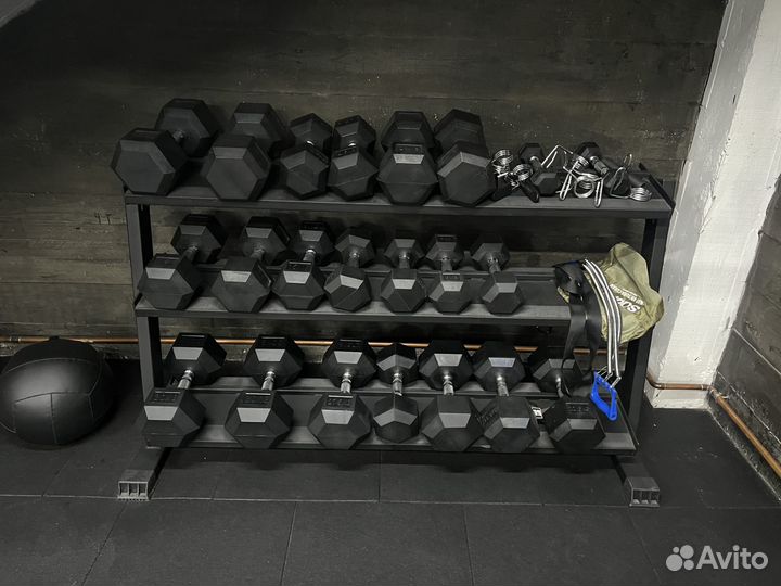 Гантели гексагональные 11 пар