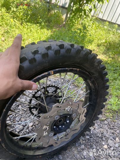 Заднее колесо на питбайк 14