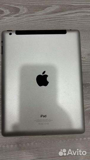 iPad 4 64gb sim белый