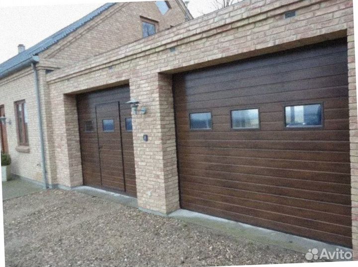 Гаражные секционные ворота