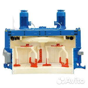 Планетарный противоточный бетоносмеситель sicoma M