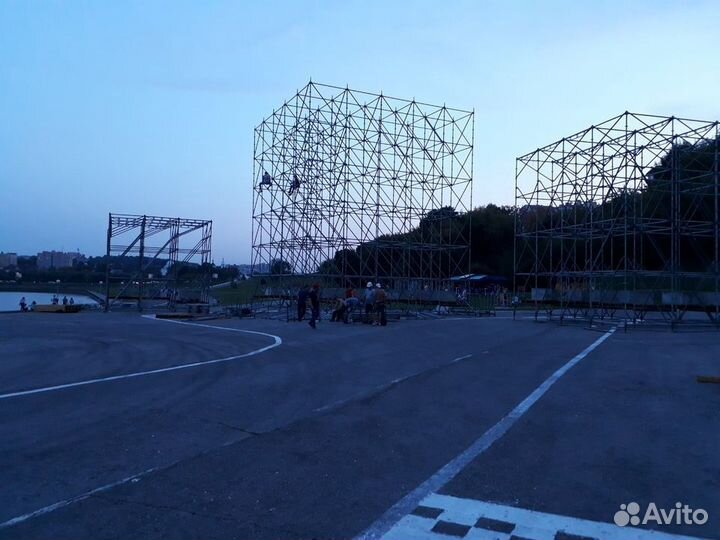 Монтаж строительных лесов