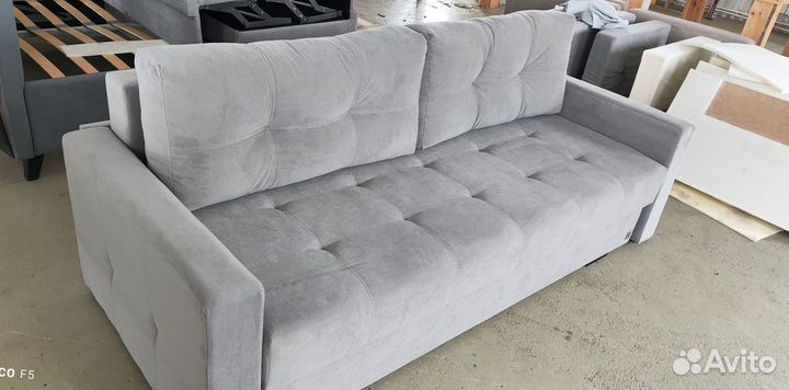 Диван прямой Еврокнижка со спальным местом