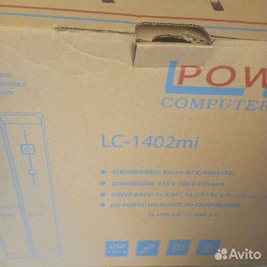 Корпус для пк micro atx lc power