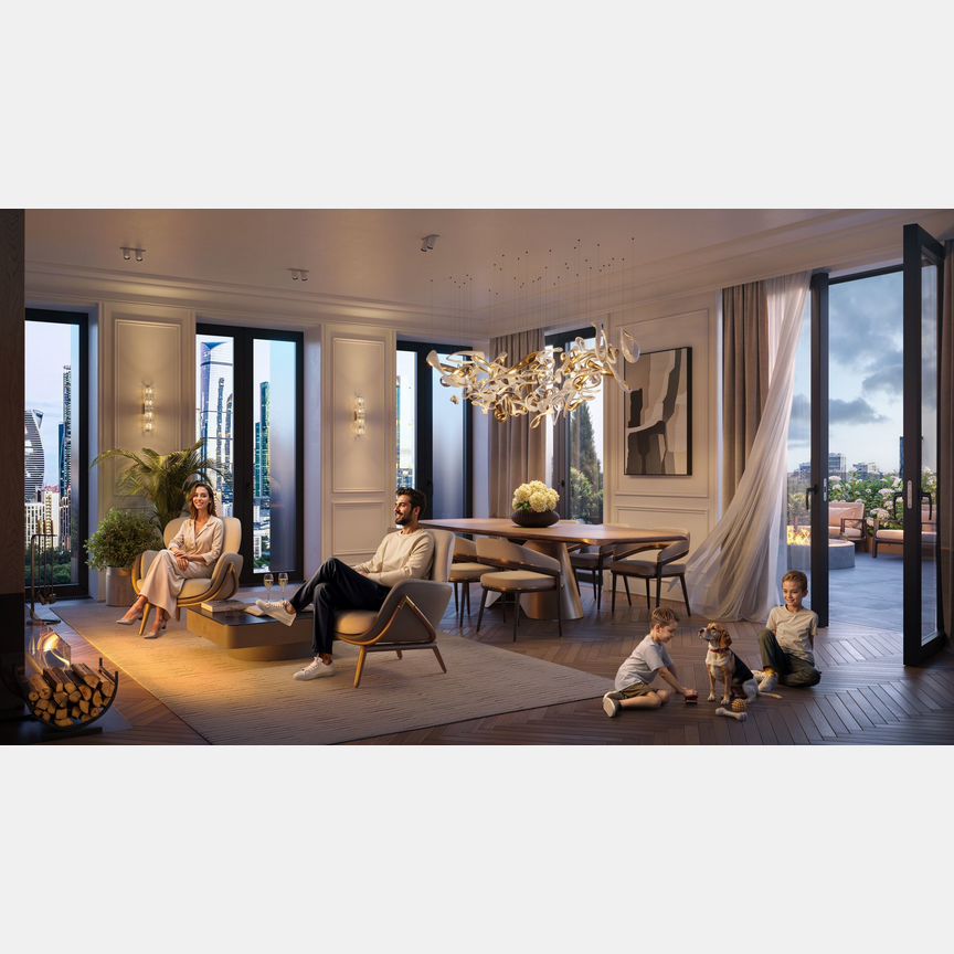 2-к. квартира, 111,2 м², 22/23 эт.