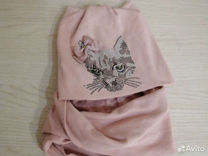 Шапка и снуд для девочки