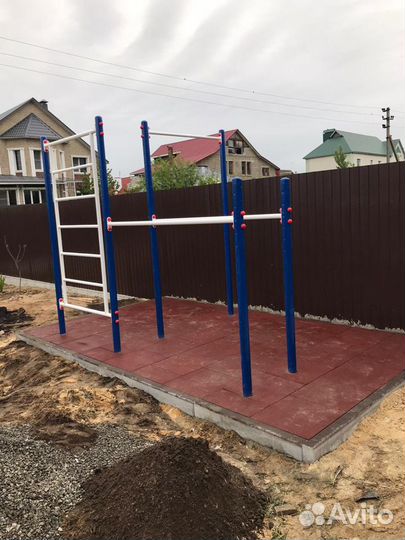 Уличный Спортивный комплекс мм-65 Турник Брусья