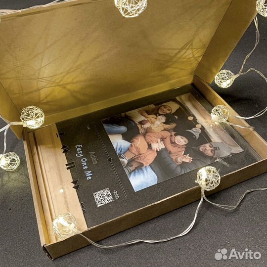 Трек-пластинка, живое фото на стекле