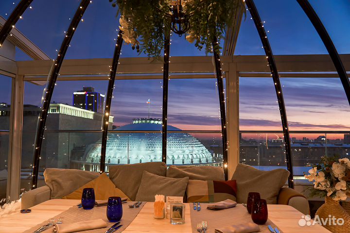 Купольный ресторан свидание на высоте