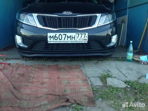 Юбка бампера Kia Rio 3 2011-2017