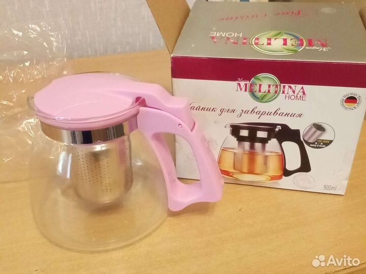 Чайник заварочный стеклянный