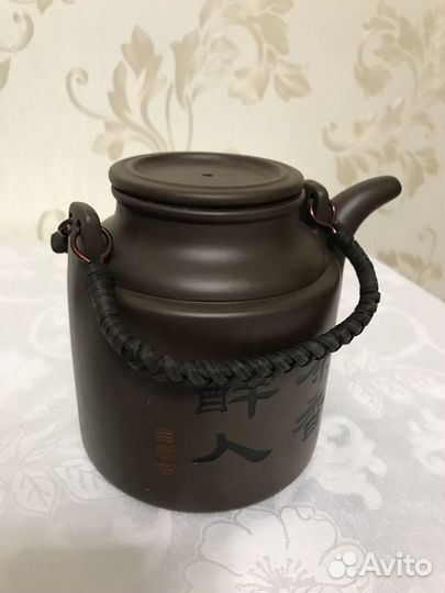 Чайный сервиз из красной глины