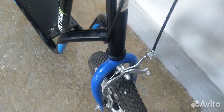 Самокат с надувными колесами