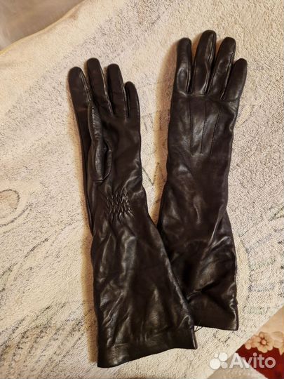 Перчатки женские кожаные Eleganzza