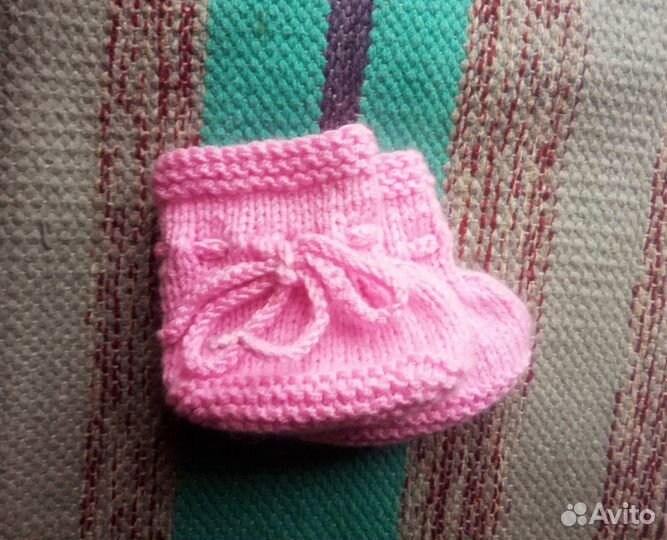 Пинетки пинеточки вязаные