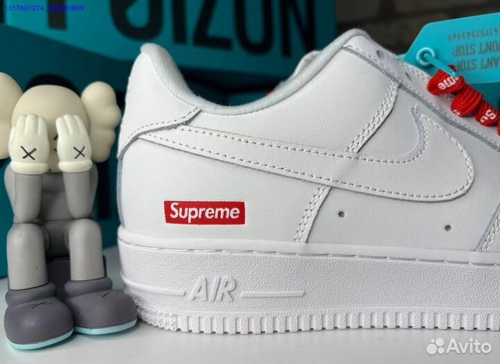 Кроссовки nike air force 1 supreme оригинал Poizon