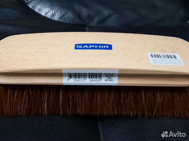 Щётка Saphir для финишной полировки обуви, 20 см
