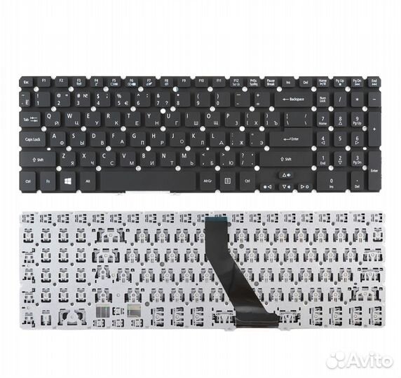 Клавиатура для ноутбука Acer V5-531 черная