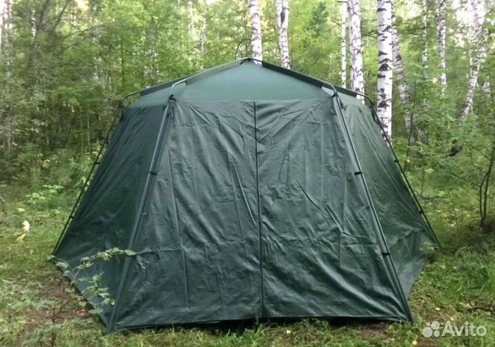Шатер с москитными сетками шестиугольный
