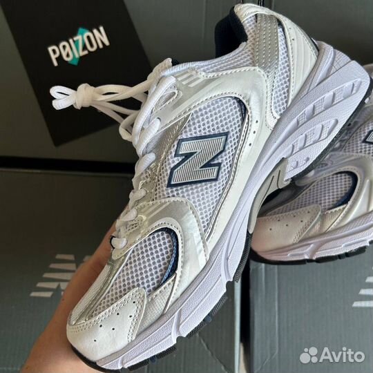 New Balance 530 White Silver/Blue Оригинал