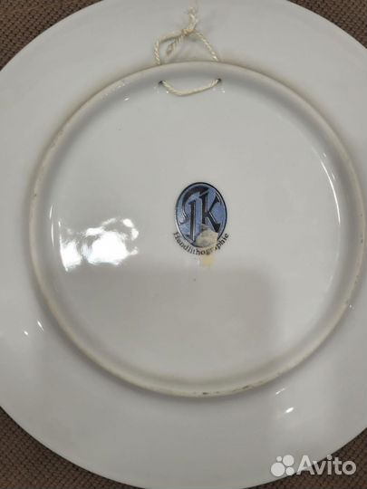 Настенная тарелка Рождество Германия 1981 г