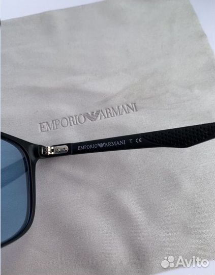 Очки emporio armani синие поляризационные