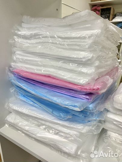 Одноразовые простыни в сложении