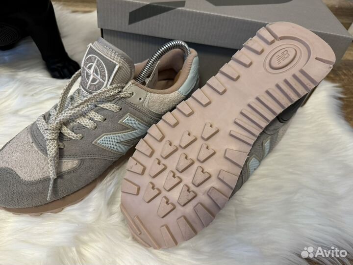 Р40 New Balance 574 x Stone Island кроссовки