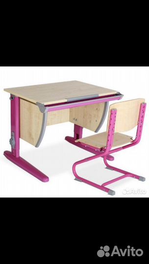 Ростовая парта и стул