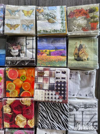 Салфетки бумажные 3-х слойные 33х33 см