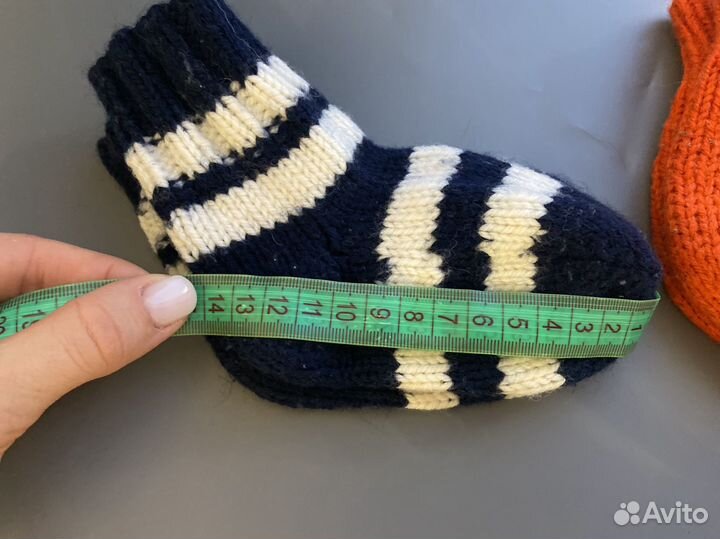 Носки шерстяные вязаные детские