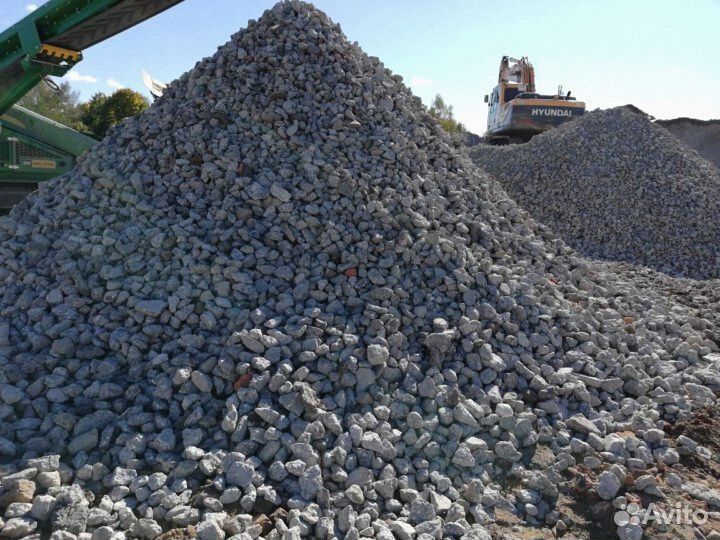 Щебень вторичный в наличии