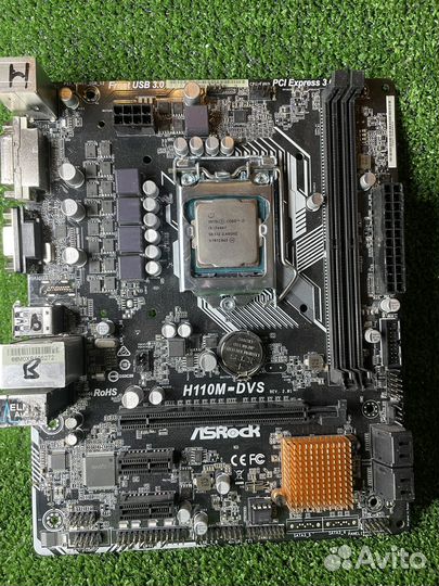 Процессор i5 7500t +мат плата H110M DVS