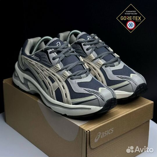 Кроссовки зимние Asics Gel-Preleus gray and white