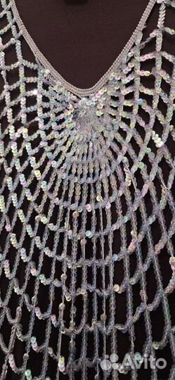 Топ сетка с пайетками, 44-46р