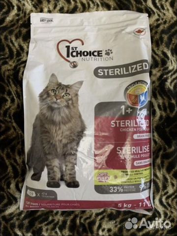 Корм 1st Choice корм для кошек
