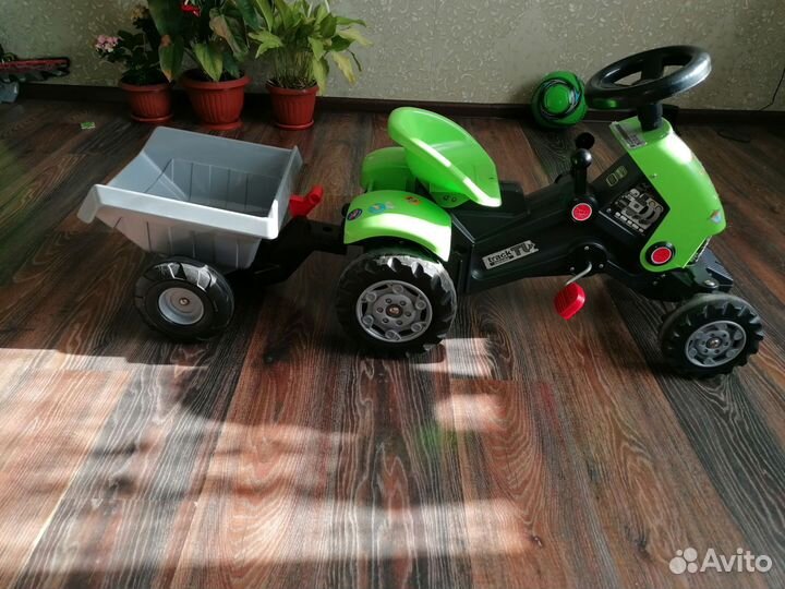 Мини трактор бу с прицепом