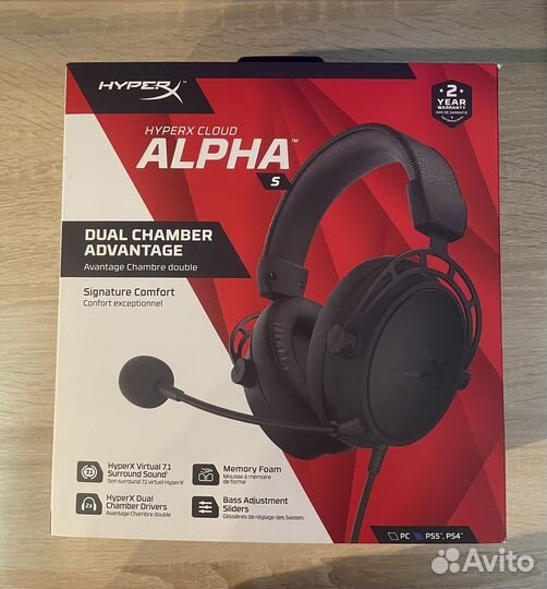 Наушники hyperx cloud alpha s
