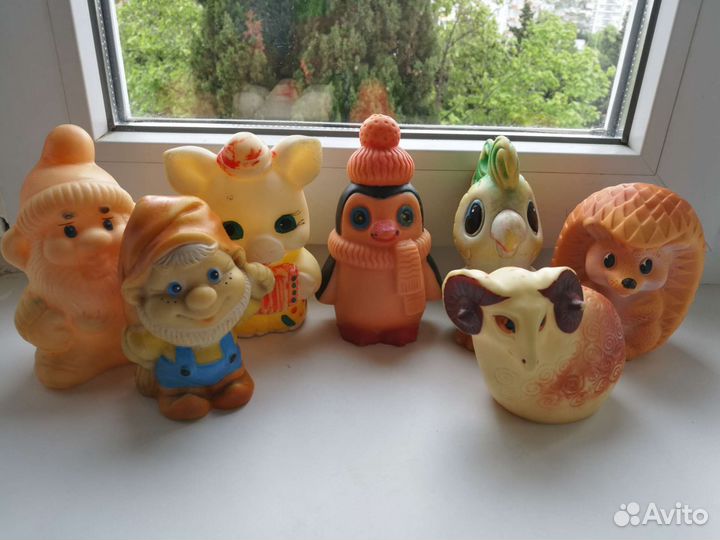 Резиновые игрушки СССР