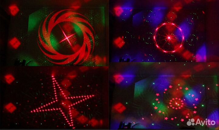 Светомузыкальный лазерный проектор Eshiny / Новый