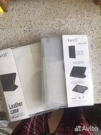 Чехол на iPad mini беленький